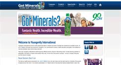 Desktop Screenshot of gotminerals.com